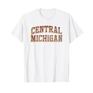 Central Michigan Chippewas Retro Arch Logo T-Shirt