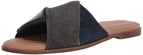 Crevo Women's Slide Sandal, Dusty Blue, 10