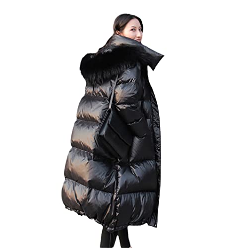 Manteau d'hiver ample idéal pour vos sorties urbaines en col en laine