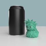 TUBBZ Mini Age 3+: USA - Statua Wolności Cosplay Gumowa Kaczka Winylowa Figurka Kaczuszka