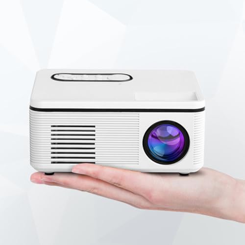 Mini projecteur blanc TEHAUX à haut-parleurs intégrés pour cinéma - 4