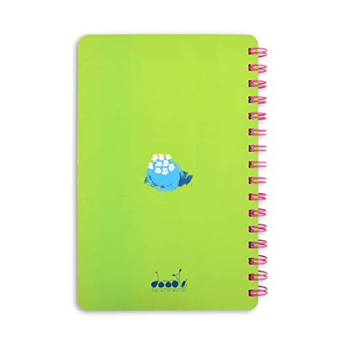 Doodle | Undated Yearly Planner | A5 Wiro Bound Hard Cover | 216 Ruled Pages | 80 GSM Paper | 100+ Stickers | Yearly, Monthly & Daily Planner with Activity Pages, Tear-Away Note & Quote Cards, To-Do Lists (Impressionist)