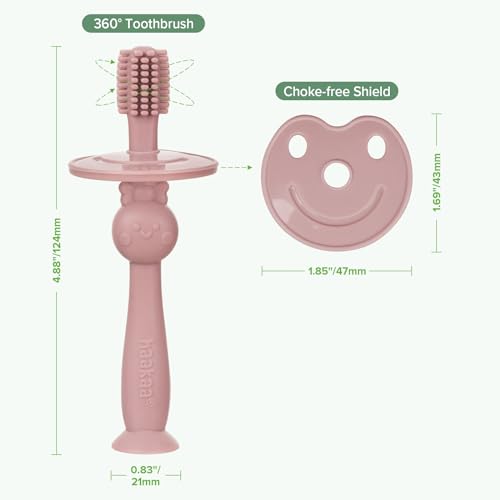 Haakaa BHK075-BH Infant Toothbrush, Easy To Hold 360° Baby Toothbrush thumb #6