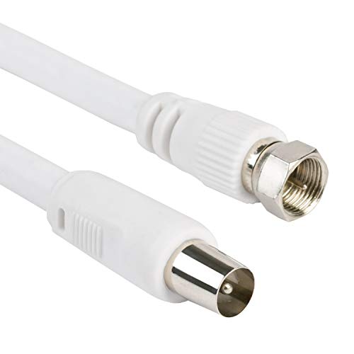 Dintel - Cable Antena 5 Metros IEC Macho-F Blanco Blister