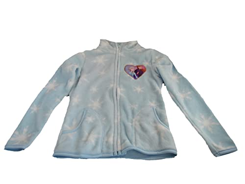 dewell Fleecejacke blau weiss Mädchen 110/116