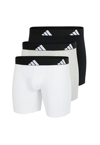 Adidas Boxer da uomo, confezione da 3 pezzi, in cotone Active Flex