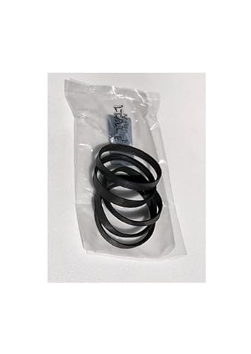 Nova italf Silikondichtungen, 5 Stk., Schwarz, Silikon, Wasserdicht, max. 200°C, für Kamine, Schornsteine, Pelletöfen, Paste