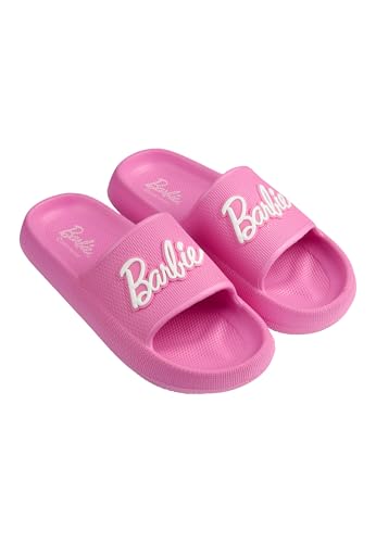 Barbie Zapatillas de baño Mujer | Sandalias Mujer Verano | Regalos para Mujer | Zapatillas | Chanclas | Vacaciones imprescindibles, rosa, 35/36 EU