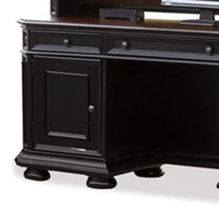 Image of APRODZ Mango Wood Kaleva Study Desk Table for Home and Office | Brown Finish
