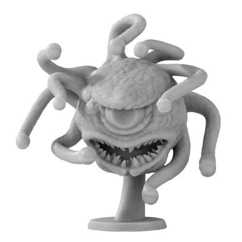 D&D Figuren, 8 Beine Oktopus Monster Miniaturen mit Sockel, 3D Druck Modell, Rollenspiel Tischplatte Spiele Miniatur, 3.5x4.4cm Fantasie Zubehör, ABS Unbemalt Handbemaltes Minis,1 Stück