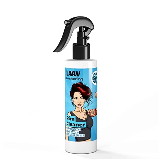 LAAV Limpiador de Llantas Coche (250 ml) Rim Cleaner - Limpieza de la Suciedad Pesada, para Llantas de Aluminio, Llantas Cromadas y Llantas Pintadas