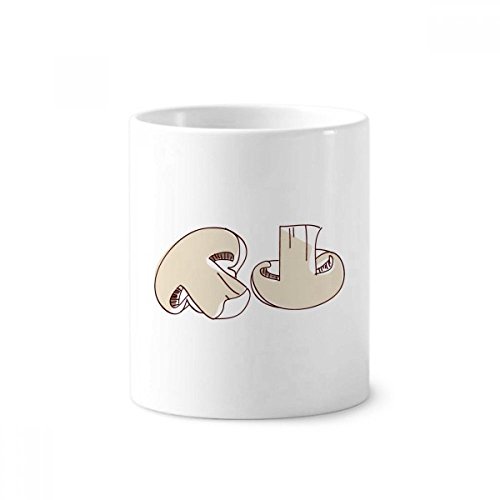 Porte-brosse à dents céramique champignon tasse blanche 350ml