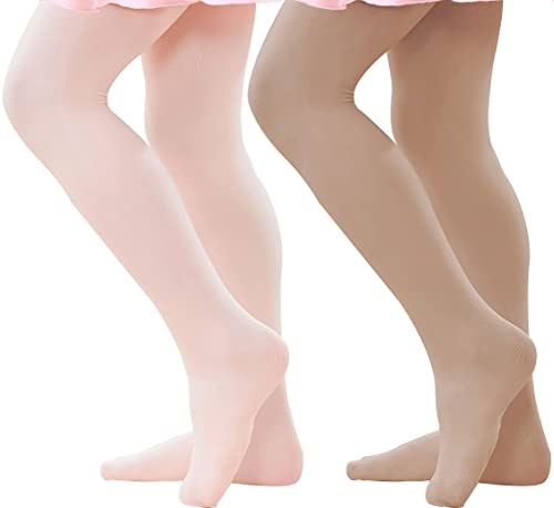 Image of danswan Ballet Dance Tights Footed Ballet Legging Stocking for Girls Students Practice (Kids /Women /Toddler)