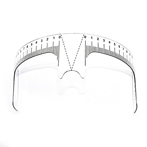 2 righelli per sopracciglia per la cura delle