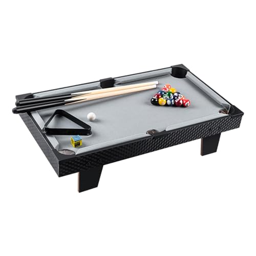 Aymzbd Juego de Mesa de Billar, Mesa de Billar de Escritorio, Uso en Casa Y Oficina, Tiza, Mesa Triangular