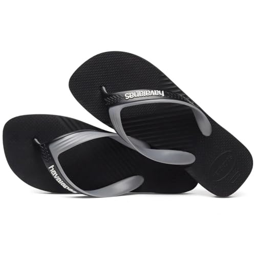 Havaianas - Top Logo Pop Up, Stylish, Comfortable and Versatile Flip-Flops, Based on the Top Model, Bold Logo Straps, Non-Slip Sole, Adults Unisex 8 UK
