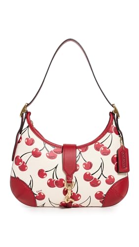 Coach The Originals Cherry Printed Leather Hamptons Hobo