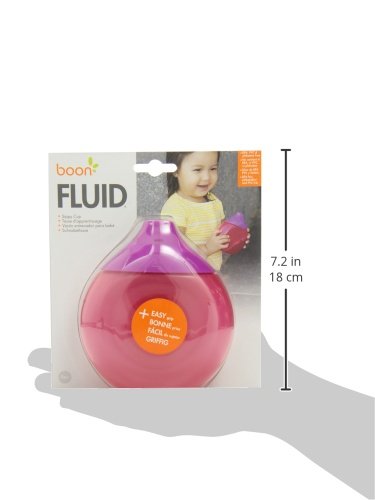 Boon Fluid Sippy Cup, Pink/Purple