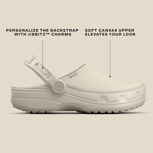 Image of Crocs Unisex-Adult Classic Crafted Canvas & Suede Clogs