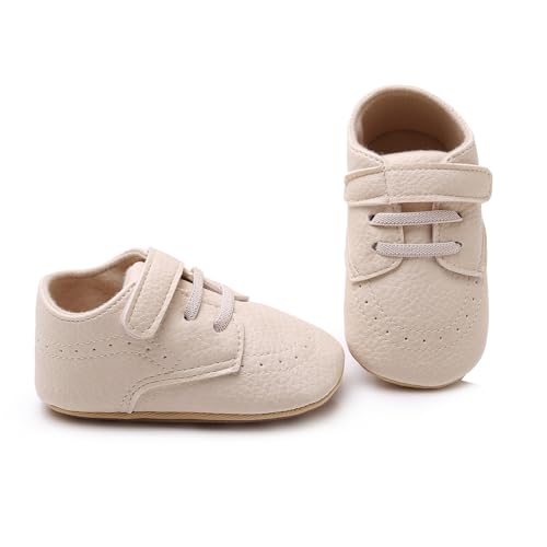 Image of RVROVIC Baby Boys Girls Anti-Slip Sneakers Soft Ankle Boots Toddler First Walkers Newborn Crib Shoes