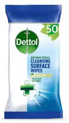 Dettol Antibacterial Cleansing Surface Wipes 50