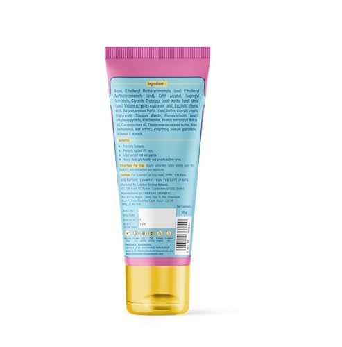 Image of LAKSHMI KRISHNA NATURALS Kids Sunscreen Lotion SPF 30 + | Gentle & Water-Resistant Sun Protection for Sensitive Skin | Broad Spectrum UVA /UVB Protection | Hypoallergenic & Dermatologist-Tested inch