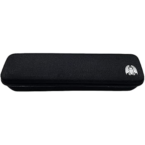 Grinning Gargoyle Collector Card Carrying Case with Wrist and Shoulder Strap - Premium Quality Portable Carry Holder for Cards in Sleeves or Deck Storage Box - Organise and Protect Game Decks (Black) Cover