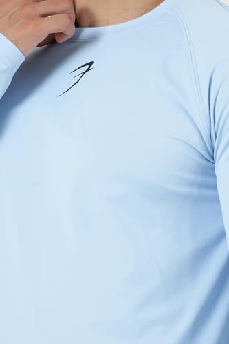 Image of FUAARK Men's Full Sleeves Gym Slim Fit T-Shirt