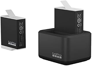 GoPro ADDBD-211-EU Dual Battery Charger + 2 baterie Enduro (HERO11 Black/HERO10 Black/HERO9 Black) - Oficjalne akcesorium GoPro, Czarny