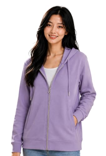 Image of ADBUCKS Women's Cotton Winter Jacket Sweatshirts Casual Drawstring Clothes Zip Up Hoodie With Front Pocket Ii Womens Hoodies Ii Womens Jacket Ii Winter Sweater Hoodie For Women & Girls