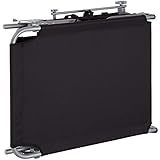 2er Set Sonnenliege mit Dach klappbare Strandliege Gartenliege mit Kissen Sonnendach verstellbar - 4