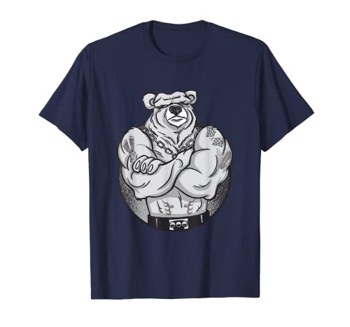 LGBT Gay Lesbian CSD/Pride Muscle Bear Dadddy T-Shirt