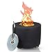 Produktbild NOTALO® Tischfeuer aus Beton: Einzigartiger Tischkamin | Feuerstelle | Mini-Kamin [Indoor und Outdoor] für Bio-Ethanol, Rauch- und Geruchsfrei, inkl. sicherer Löschhilfe