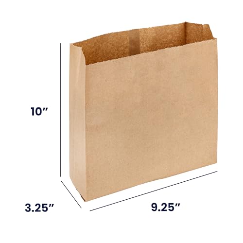 Image of Hospeco HS-6141 Waxed Kraft Receptacle Liner Bags, 250 Count - Moisture-Resistant Feminine Hygiene Waste Bags, Fits Sanitary Disposal Units,9.25 x 10.5 x 3.25 in