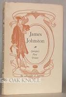 James Johnston,: Georgia's first printer B0007E7E0S Book Cover