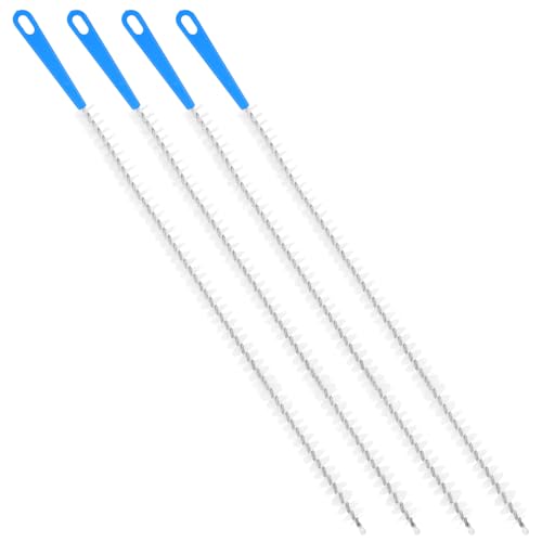 Yuanchu 4 Pack Flexible Drain Cleaning Brush, 23.6inch Long Drain Clog Remover Tool with Nylon...