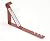 Qualcraft 2501Q 45-Degree Fixed-Angle Roofing Bracket with 10-Inch Platform