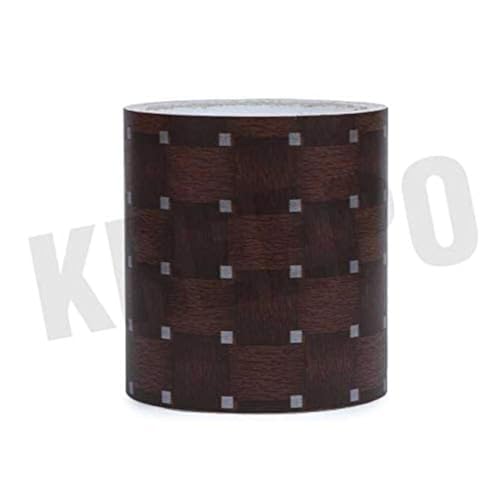 Image of KREEPO Waterproof Waist Line Wall Sticker Self Adhesive Baseboard Wallpaper Border Roll Decals Home Decor Film (Size 4Inch x 10m) (Wood-1)