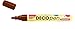 Produktbild Kreul 46112 - Deco Pen medium braun, Strichstärke 2 - 4 mm (Rundspitze), Universalstift zum Gestalten, Beschriften und Verzieren von kleinen, originellen Geschenken