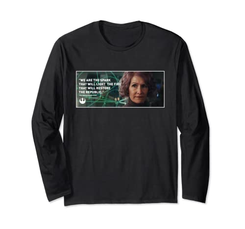 Star Wars Amilyn Holdo t-shirt manches longues haut de vêtements de fiction pour geek pop culture