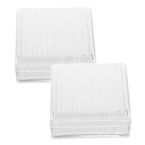 HEALSOPTHY 2Piezas Caja de Almacenamiento de Gel de Sílice Cámara Absorbente de Deshumidificador Portátil Mantener Cámara Seca