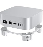 OMOTON Aluminum Stand for Mac mini M4 / M4 Pro with Easy Power Button Access, Desktop Mount Base ...