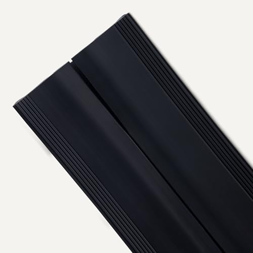 Amazon Basics Bodenkabelabdeckung, 1.82 m lang, 6.6 cm Durchmesser, Schwarz