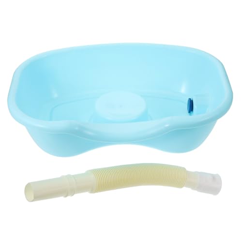Healeved Lavandino per Shampoo in Riutilizzabile Ciotola per Lavare i Capelli da Tavolo per Uso Domestico Lavandino Portatile per Anziani e Persone Mobilità Ridotta