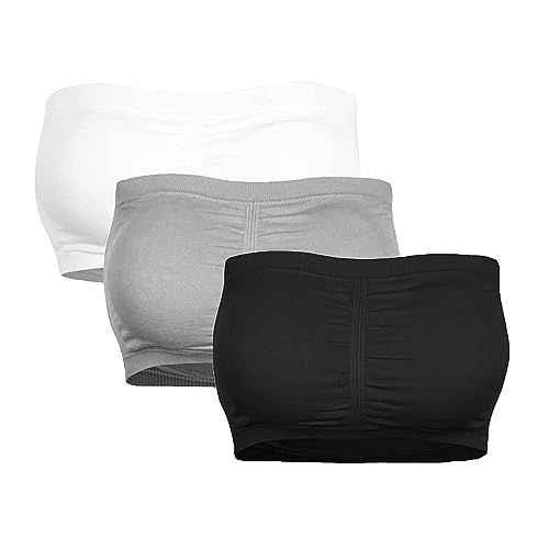 PINTUTU Sujetador Sin Tirantes - Sujetador Lactancia Cuello Alto Mujer Sujetador Mujer Sin Aros Relleno Sujetador Adhesivas Almohadillas Sujetador Bralette Mujer en Microfibra
