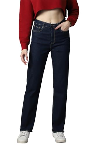 Image of HIGH Star Women's Straight Fit Mid Rise Jeans