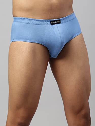 Image of Dixcy Scott Men's 100% Cotton Fabric with Anti Microbial Finish Solid Brief - Vital Brief- Assorted - Print & Color May be Vary (Pack of 4)