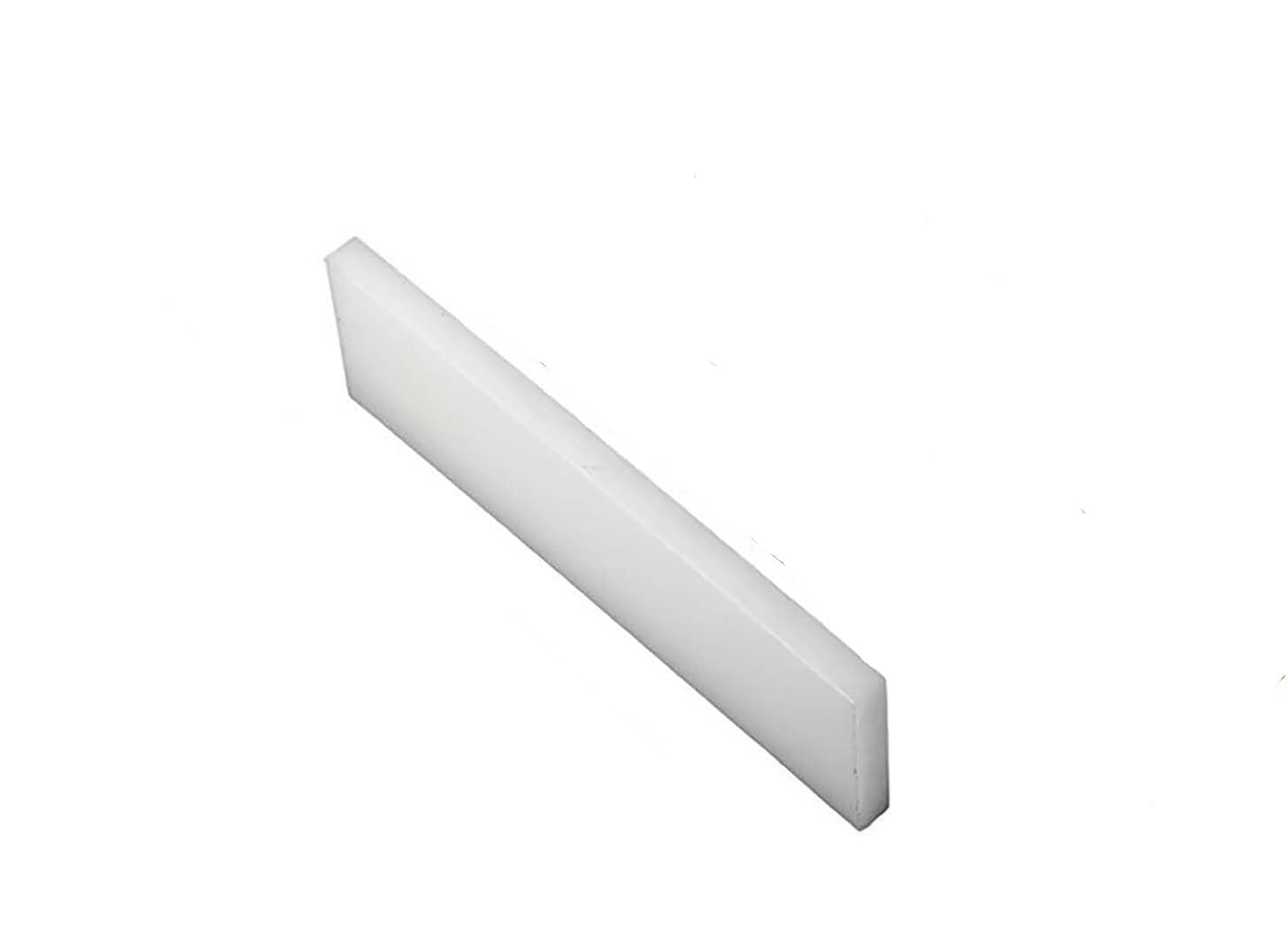 Lámina rectangular de plástico de nailon Hoja Rectangular Nylon Blanco 1m x 65mm 12-50mm