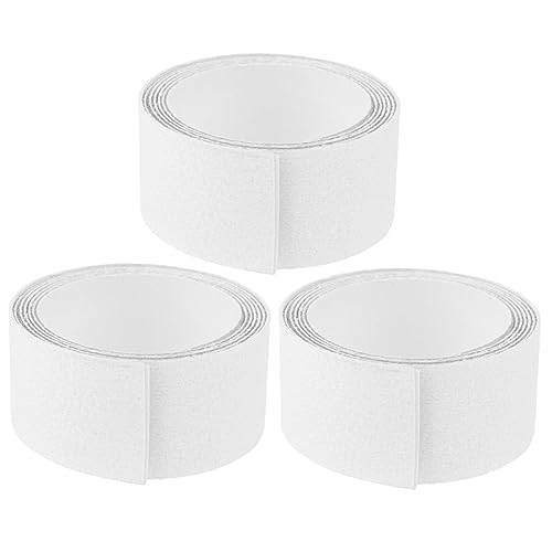 Cabilock 1set Slip Bathtub Stickers Self Adhesive Peva Decals for Safer Bathing Transparent for Slippery Surfaces Bathroom 3rolls