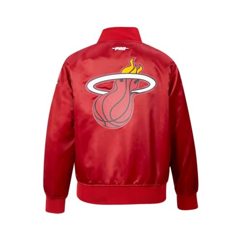 Chaqueta Pro Standard NBA Satin Jacket de chenilla roja L 3